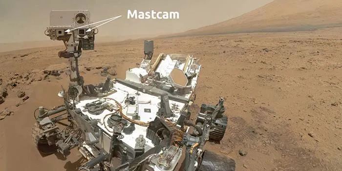 Mast Camera (Mastcam) no rover Curiosity da NASA
