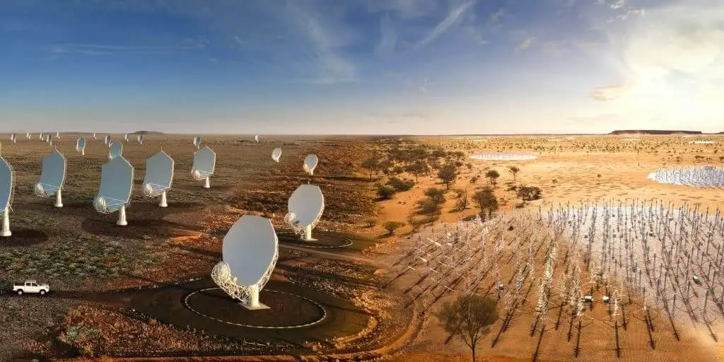 O Square Kilometre Array (SKA) será o maior telescópio do mundo, capaz de captar ondas de rádio