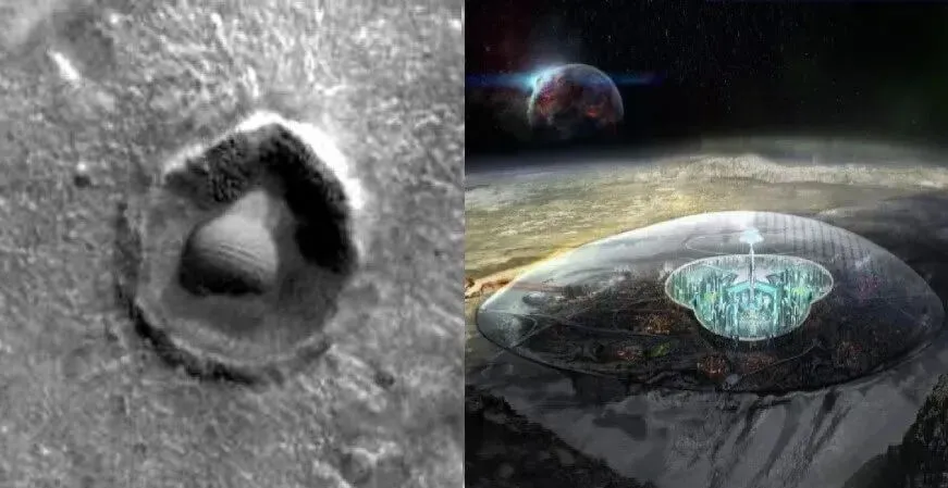 Astrônomos descobriram um grande objeto abobadado na Lua