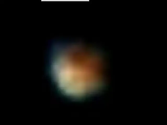 Imagem ampliada do grande objeto que passou próximo ao sol.(muitos acreditam que seja o planeta Nibiru)
