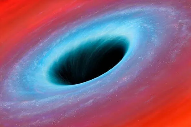 Um buraco negro.