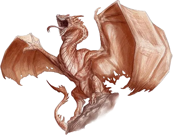 Wyvern era um grande lagarto alado, parente distante do dragão, com uma cauda venenosa e dentes afiados.