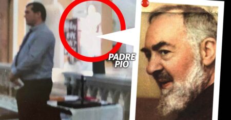 Várias pessoas veem a aparição do Padre Pio em uma igreja na Irlanda