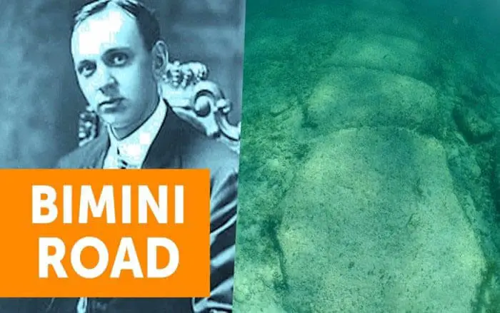 Em 1938, o vidente americano Edgar Cayce mencionou que vestígios atlantes viriam à luz entre 1968 ou 1969 em algum lugar de Bimini.