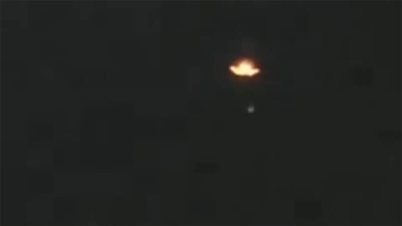 OVNI extraordinário imagem retirada do vídeo ampliada.