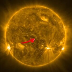 Observaram um “tubo de plasma” em forma de cobra no sol