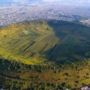 Um lugar surpreendente o Vulcão Xico, conhecido como “o umbigo do mundo” e vizinho de Popocatépetl