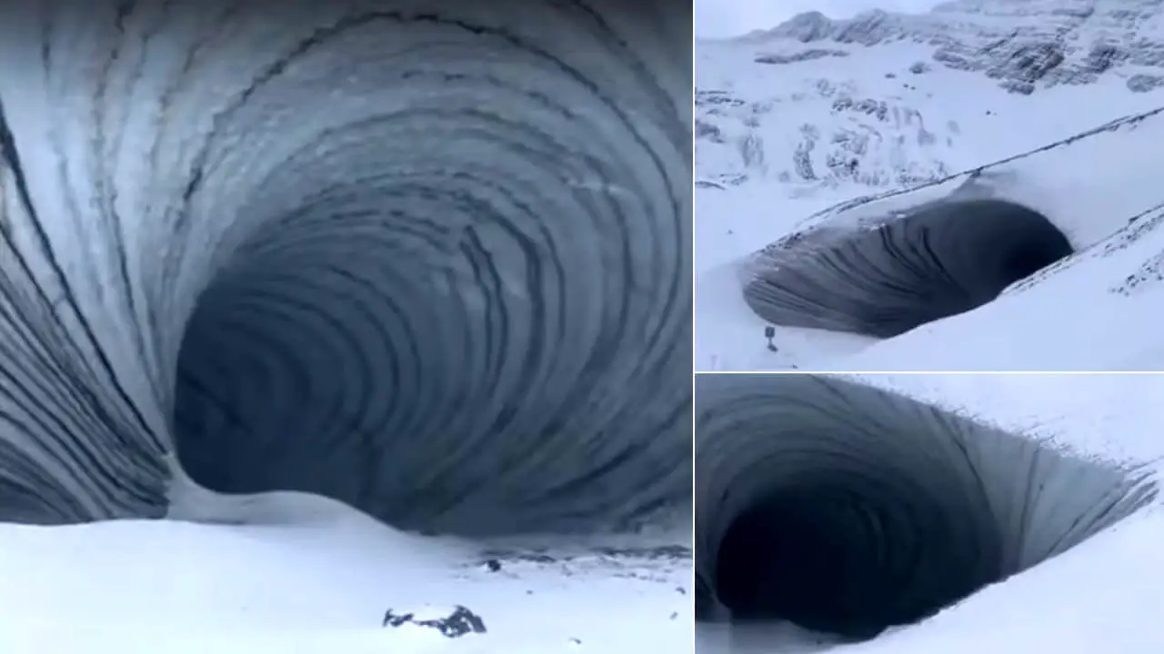 Uma enorme caverna foi descoberta na Antártida