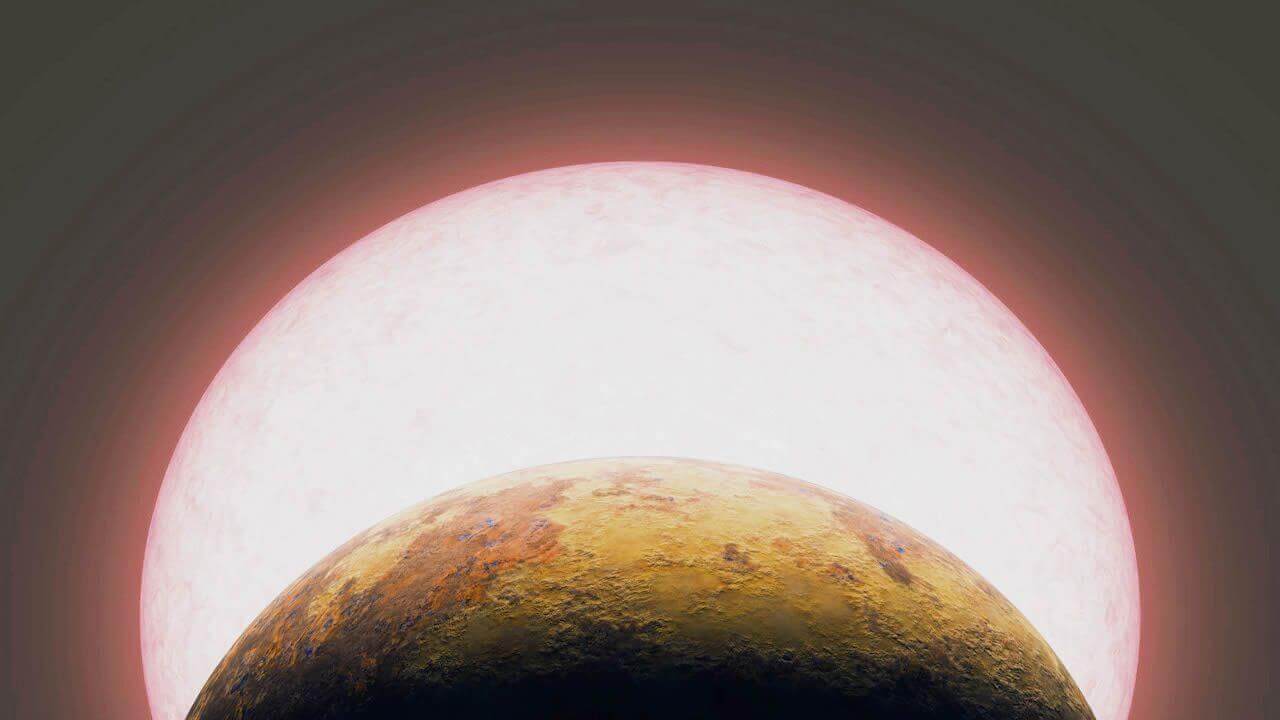 Uma super-Terra chamada TOI-1075b.