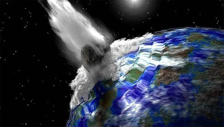 Um grande asteróide irá impactar a Terra, será como um “Ctrl-Alt-Delete”