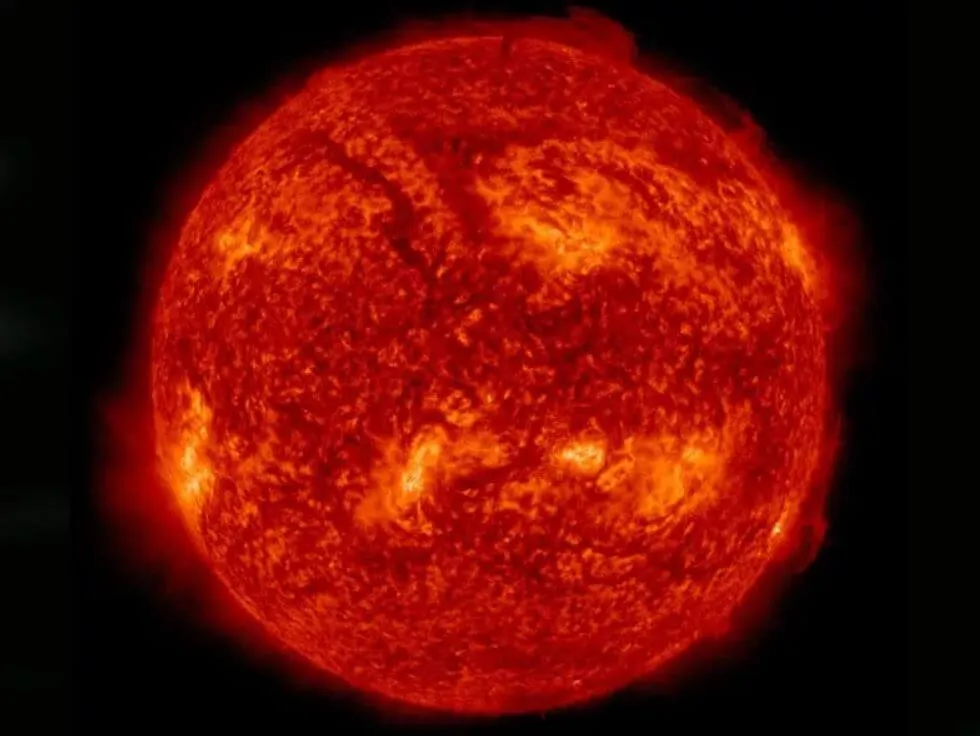 Esta imagem do Sol foi capturada pelo Solar Dynamics Observatory (SDO) da NASA.
