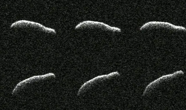 Imagens de radar de 2011 AG5 passando perto da Terra - A Chave dos Mistérios Ocultos