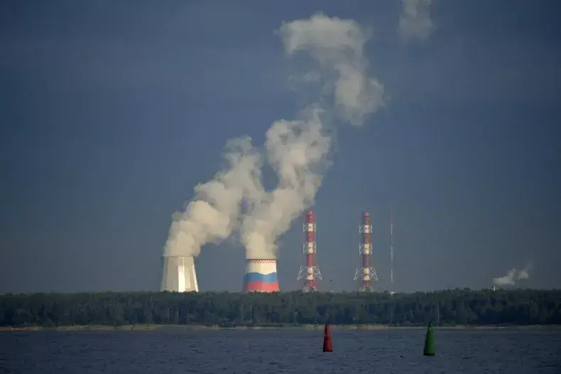 Uma visão de uma usina nuclear em São Petersburgo, Rússia, em 5 de setembro de 2013.