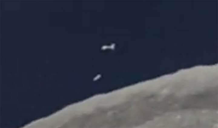 Vídeo mostra OVNI voando no Lado Escuro da Lua.