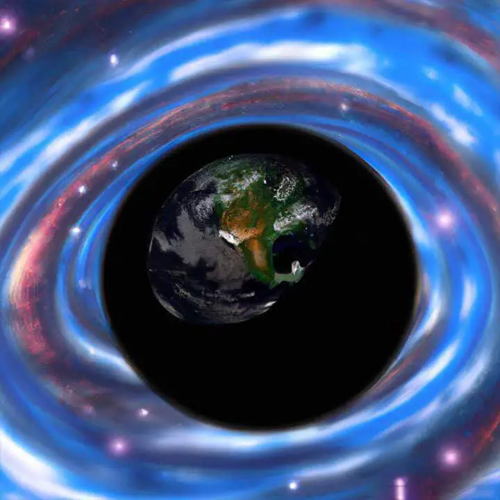 O planeta Terra poderia estar dentro de um buraco negro.