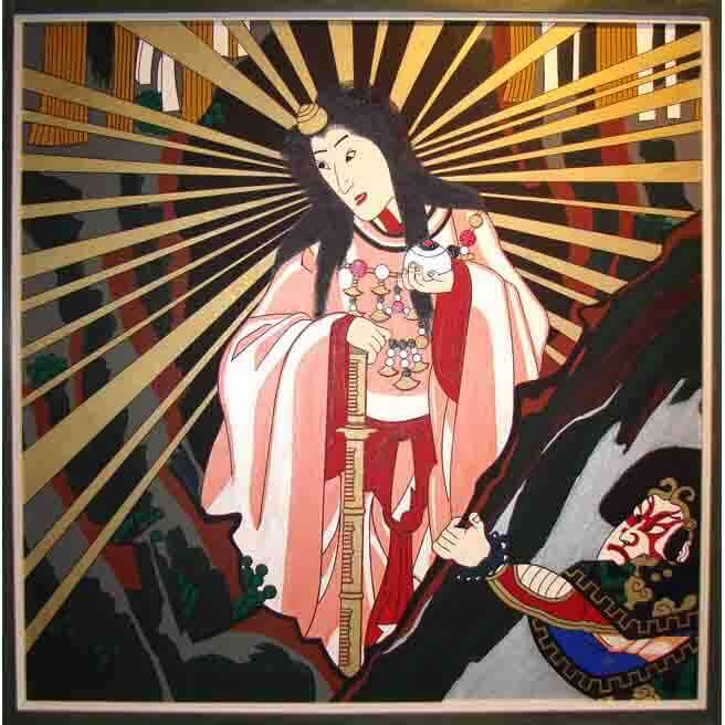 Amaterasu: Governante de Takamagahara e Deusa do sol e do universo.