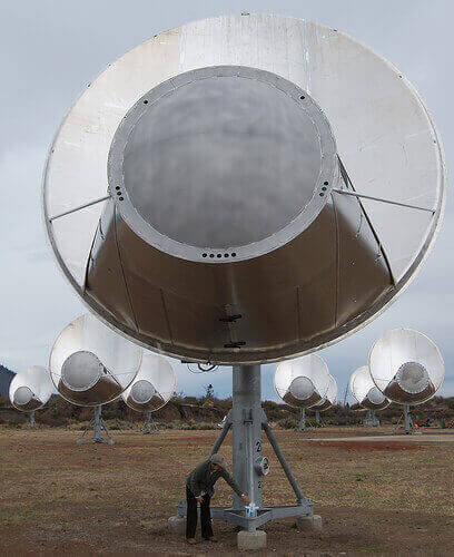 Matriz de telescópios Array.