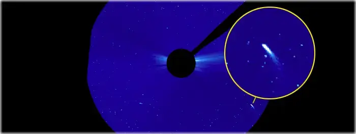 Diferente de todos os cometas já observados, 96P-Machholz está prestes a fazer sua máxima aproximação com o Sol.