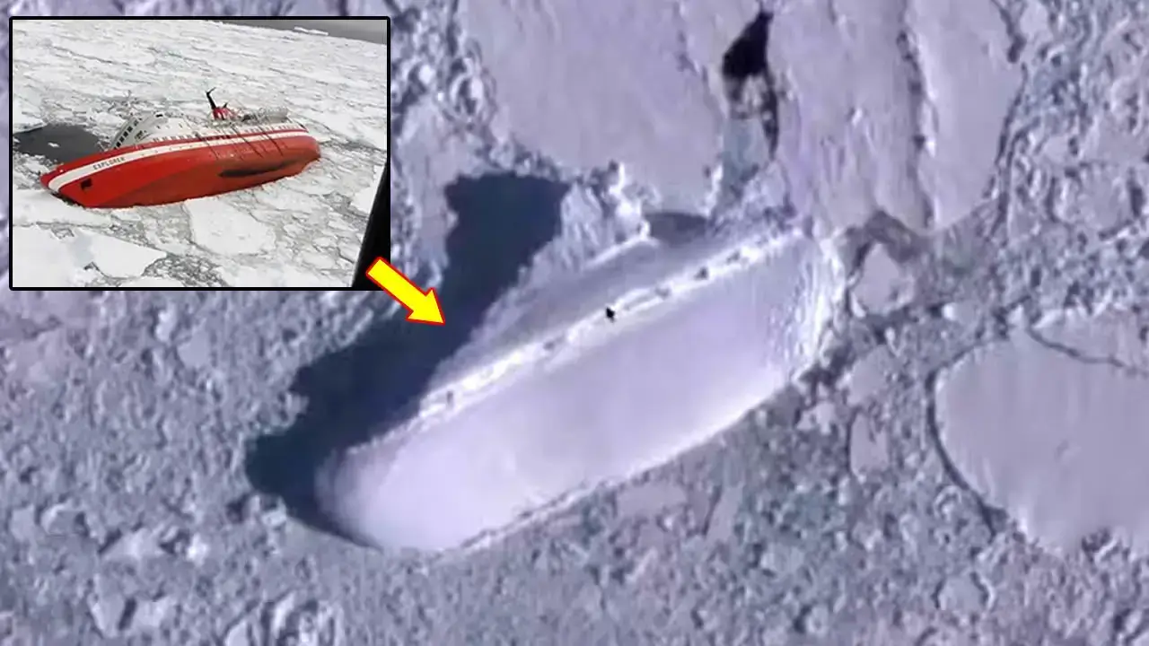 Algo enorme e semelhante a um “navio” é descoberto na Antártica