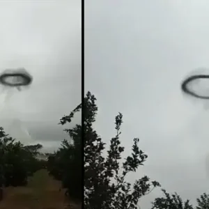 Um misterioso anel preto é filmado em Tucumán, Argentina