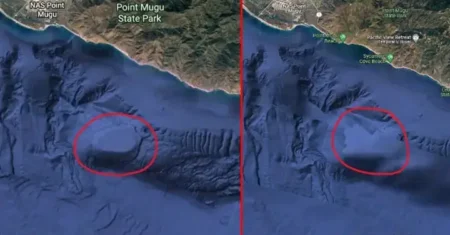 Google Maps e Earth “apagam” estranha estrutura subaquática na costa da Califórnia