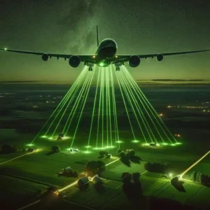 Misteriosos aviões escanceando várias áreas com lasers verdes geram preocupação