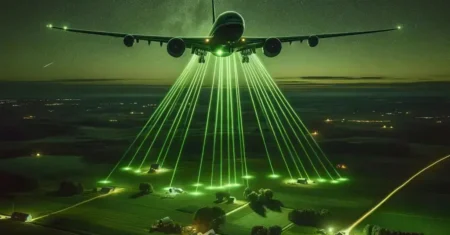 Misteriosos aviões escanceando várias áreas com lasers verdes geram preocupação