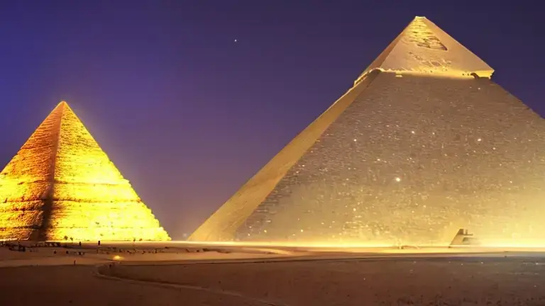 Impulsos energéticos misteriosos da Grande Pirâmide de Gizé.