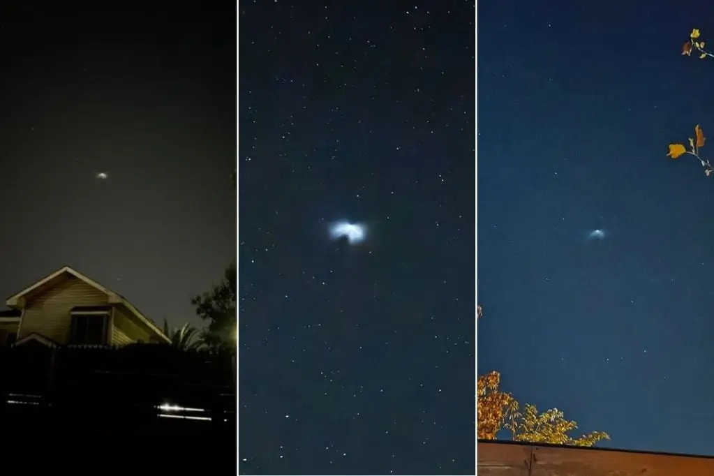 O suposto OVNI foi visto no céu de diversos pontos do Chile e da América Latina.