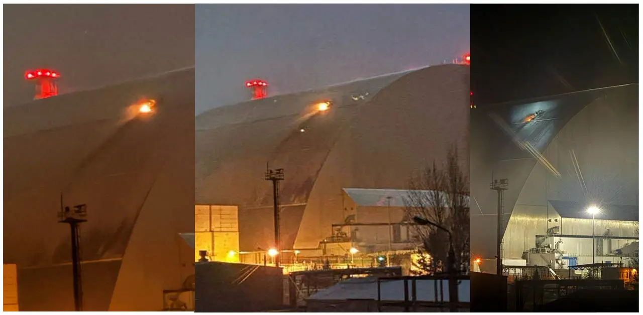 Um drone carregando uma ogiva de alto explosivo atingiu a estrutura de contenção do reator nº 4 da usina nuclear de Chernobyl, causando danos à cobertura protetora. Embora o incêndio tenha sido controlado e os níveis de radiação tenham permanecido estáveis, o incidente gerou preocupação internacional. Crédito: AIEA. A estrutura afetada, conhecida como Novo Confinamento Seguro, foi construída com cooperação internacional para conter os restos da catástrofe nuclear de 1986 e evitar a liberação de radiação no meio ambiente. A Agência Internacional de Energia Atômica (AIEA) confirmou o impacto e disse que continua monitorando a situação. O presidente ucraniano Volodymyr Zelensky denunciou o ataque em um vídeo postado nas redes sociais, chamando-o de "uma ameaça terrorista para o mundo inteiro". No entanto, alguns analistas acreditam que esta pode ser uma operação de bandeira falsa destinada a justificar o prolongamento do conflito, especialmente porque surgiram recentemente relatos de negociações entre o presidente russo Vladimir Putin e seu colega americano Donald Trump para negociar um acordo de paz . O local de Chernobyl, localizado 130 quilômetros ao norte de Kiev, continua sendo uma área altamente sensível devido aos efeitos persistentes do desastre nuclear de 1986, que contaminou grandes regiões da Ucrânia, Bielorrússia e Rússia. Desde o início da guerra, a usina já havia sido brevemente ocupada nos primeiros dias do conflito. Enquanto isso, Zelensky participa da Conferência de Segurança de Munique, onde deve se reunir com representantes do governo dos EUA para discutir o ataque e seu impacto na estabilidade regional. As tensões na região continuam aumentando, e a comunidade internacional está monitorando de perto os acontecimentos em torno deste incidente, que pode ter repercussões significativas no desenvolvimento do conflito.