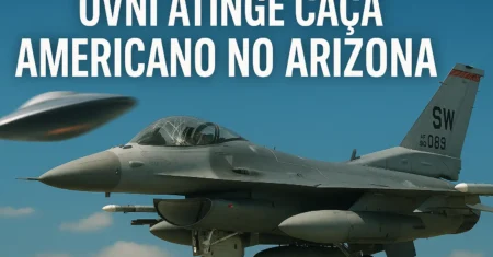 Encontro misterioso: OVNI colide com caça americano em espaço aéreo do Arizona