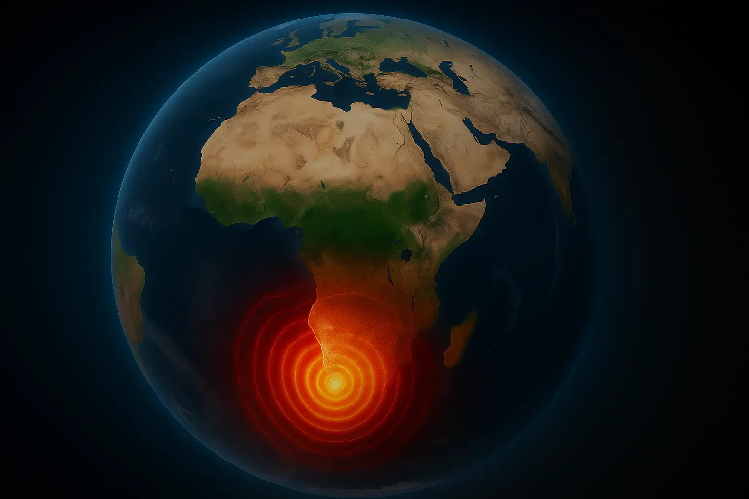 Cientistas detectam pulsos do manto abaixo da África que podem dividir o continente e formar um novo oceano