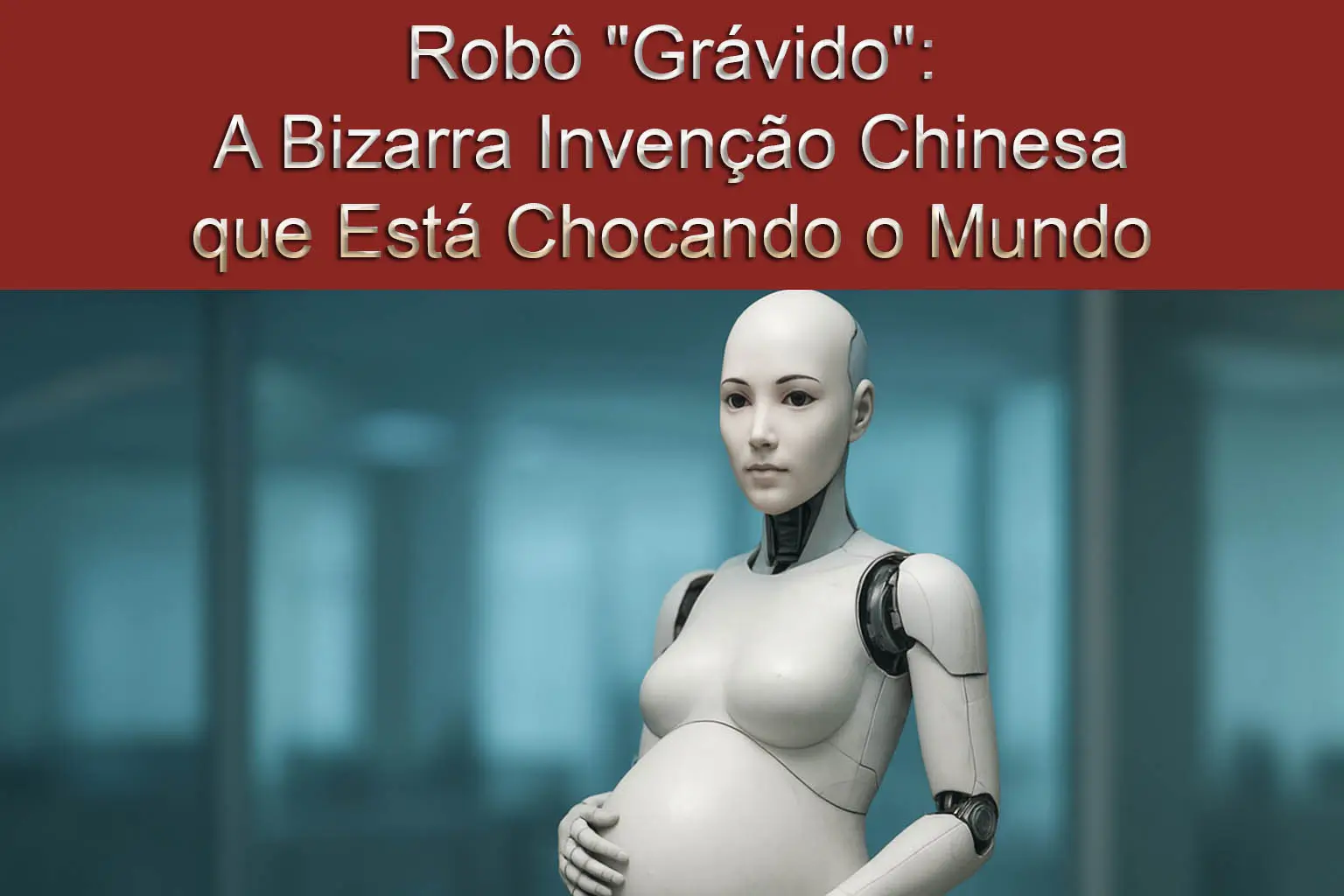 Primeiro robô grávido gera polêmica
