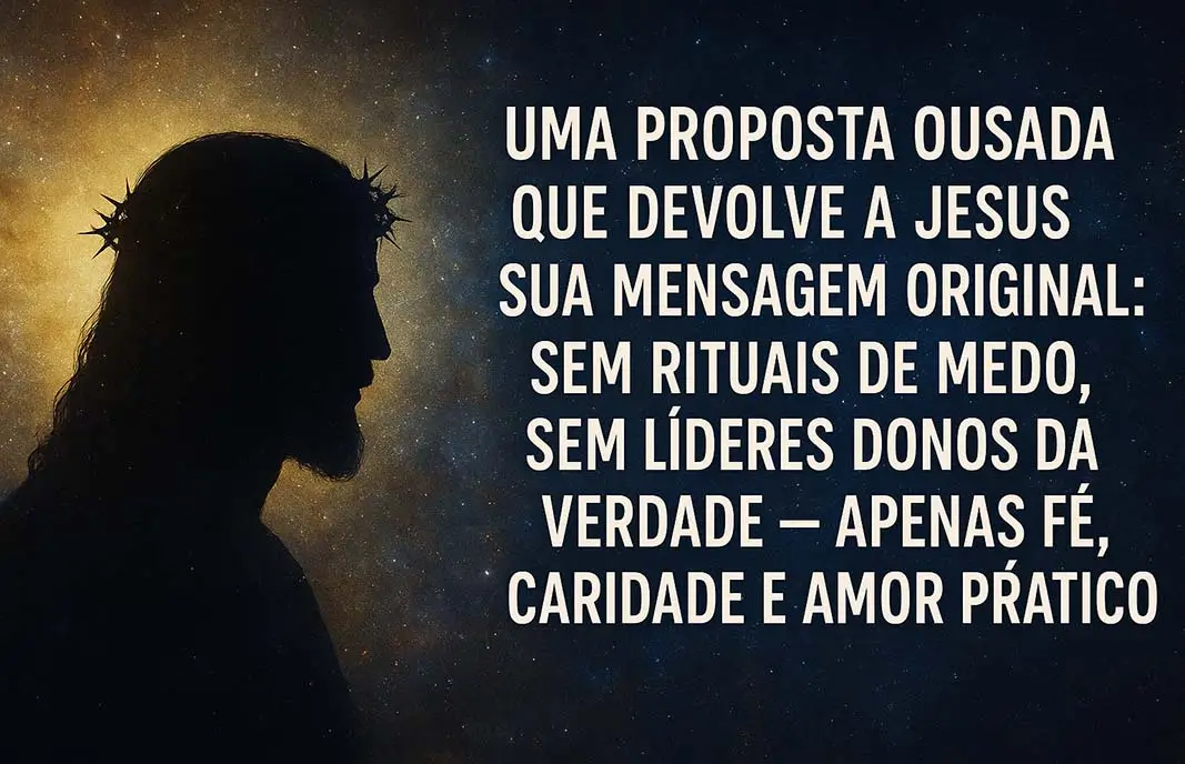 Uma proposta ousada que devolve a Jesus sua mensagem original