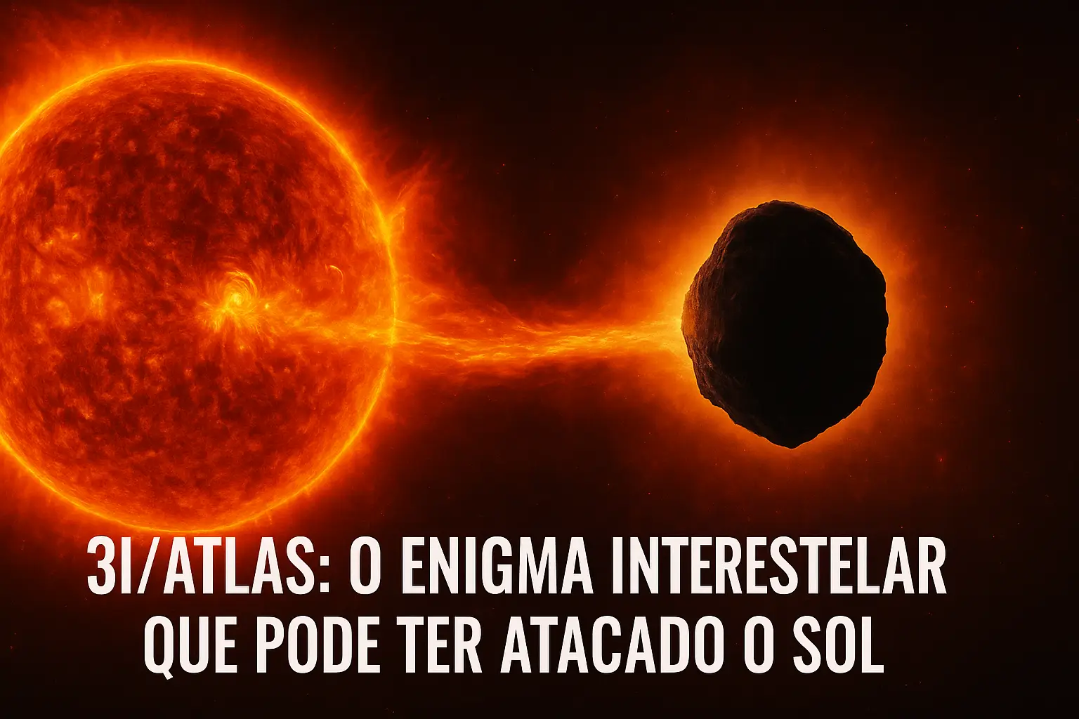O Sol foi atacado pelo misterioso objeto 3I-ATLAS