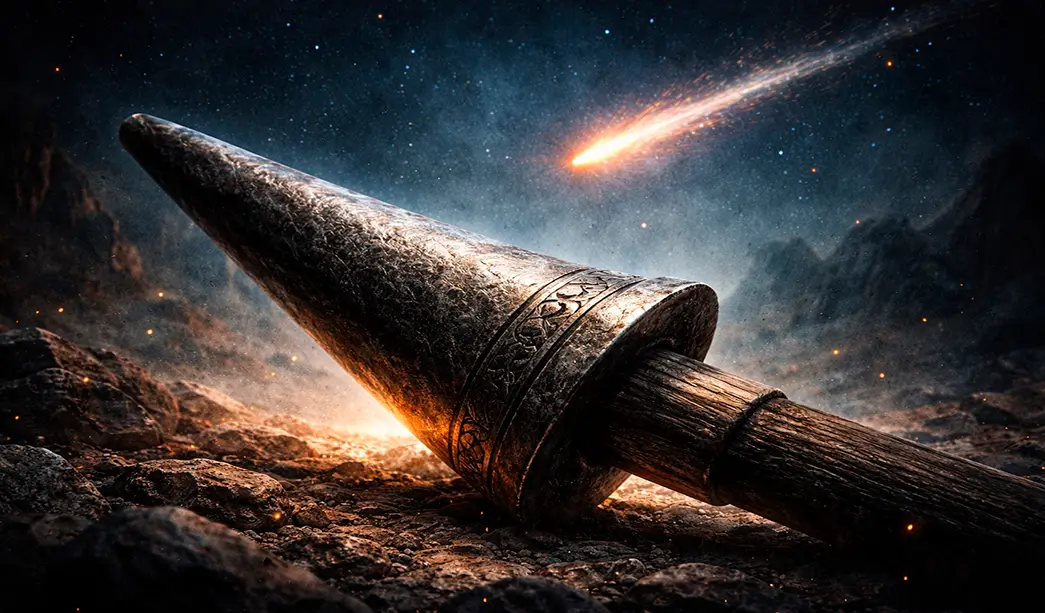 Descoberta que desafia o tempo: o "machado espacial" da Indonésia