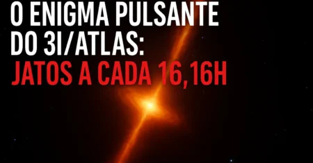 Os jatos do 3I/ATLAS pulsam como um coração: Repetindo a cada 16,16 horas