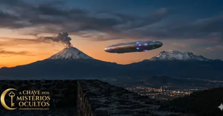 Filmagem Inédita mostra OVNI sobre o Iztaccíhuatl e Popocatépetl
