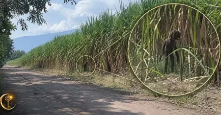 Criatura misteriosa aparece em canavial da Argentina e desaparece diante de testemunhas