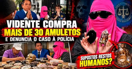 Vidente compra mais de 30 amuletos supostamente feitos com restos humanos e denuncia caso à polícia